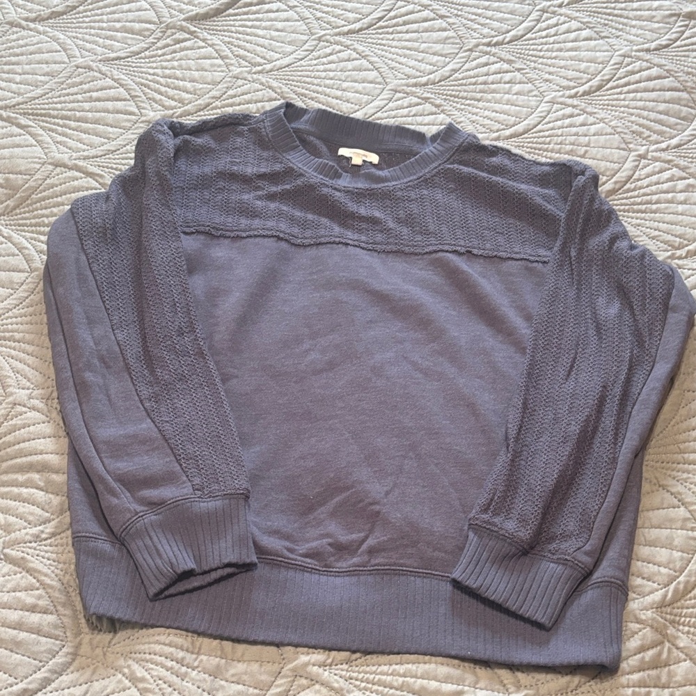 Maurices Women's Crewneck Sweater in Slate Blue